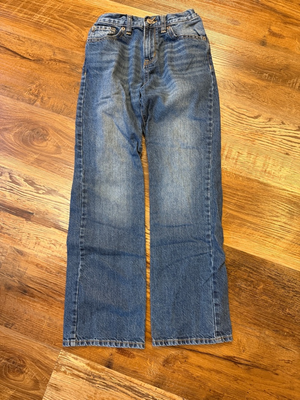 Old Navy Boys Blue Straight-Leg Jeans
